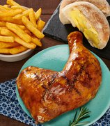 Nandos 1/4 Chicken, Single Chips & a Nando's Roll